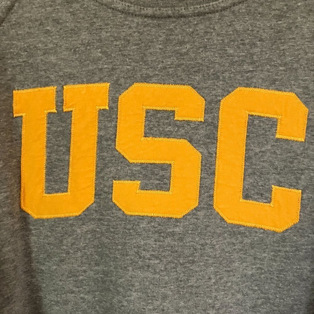 LEAGUE Mens USC University of Southern California Sweatshirt Large Gray SP EXC - Picture 3 of 10